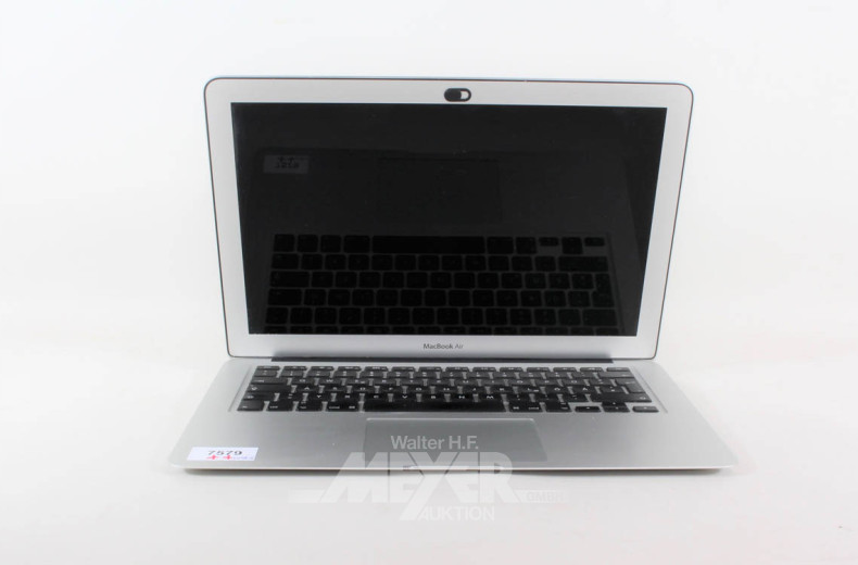 Laptop APPLE, MacBookAir A1466, silber