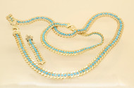 Schmuck-Set, orientalisch, 585er GG,