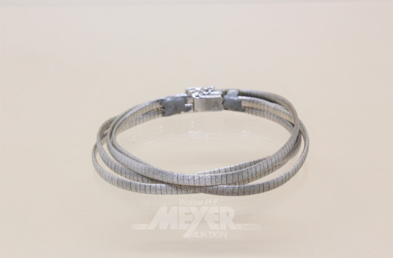 Armband, Silber, 3-reihig,