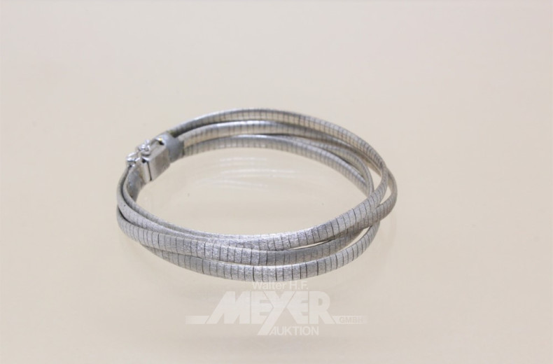 Armband, Silber, 3-reihig,