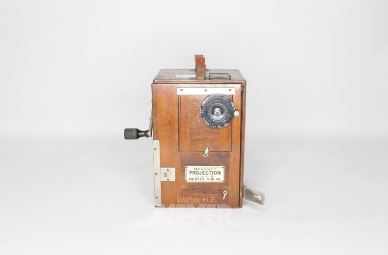 antiker Kinematograph/Kamera um 1900,