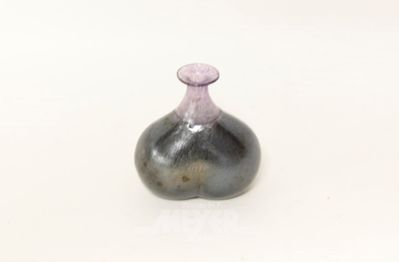 kl. Kristall-Vase, Herzform,