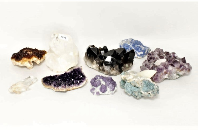 Mineraliensammlung: Amethyste,