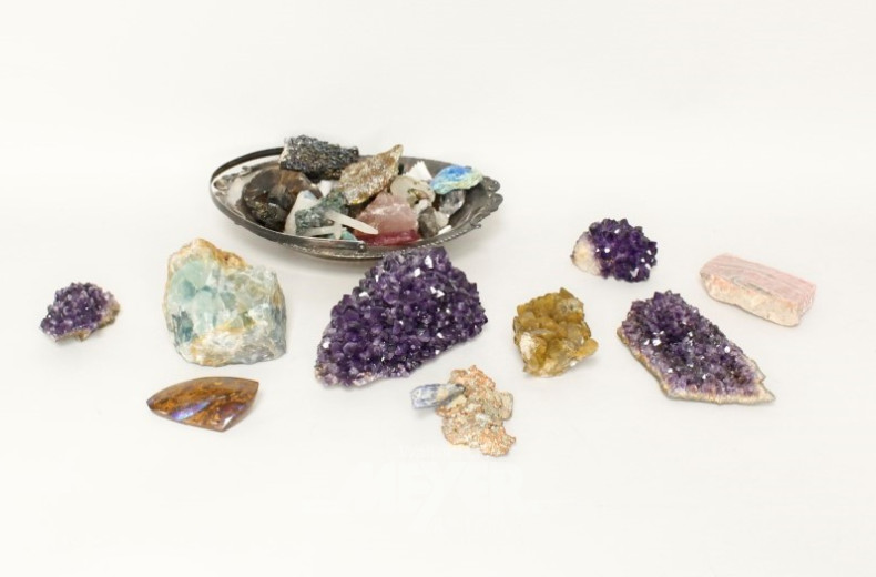 Mineraliensammlung: Amethyste,