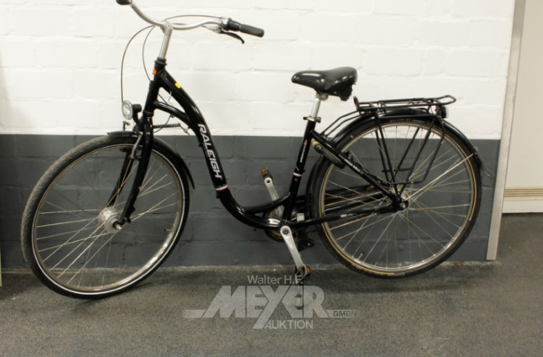 Damenrad, Raleigh, schwarz, 28'',