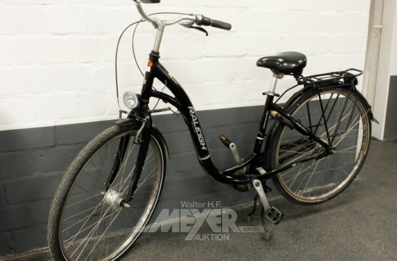 Damenrad, Raleigh, schwarz, 28'',