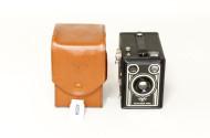 Fotoapparat, AGFA Synchro Box mit Tasche