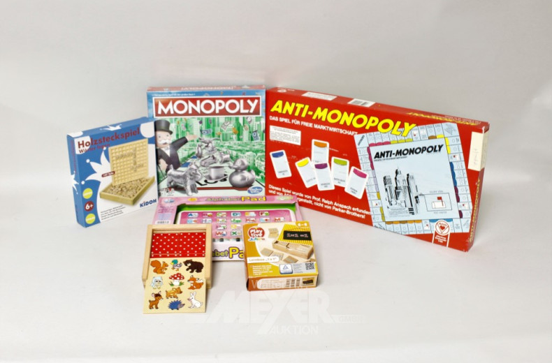 Posten Gesellschaftsspiele: Monopoly,