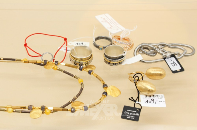 kl. Posten Modeschmuck, u.a.: Ketten,