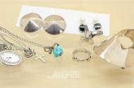 Posten Silberschmuck best. aus: