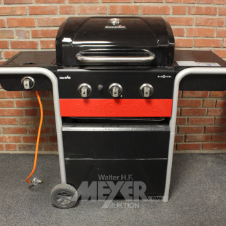 Gas-/Holzkohlegrill CHAR-BROIL, schwarz,