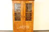 Biedermeier-Standvitrine, Weichholz,