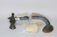 Posten Figuren und Mineralien, u.a.