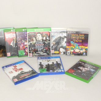 Posten PS3, PS4 und Xbox ONE Spiele,