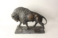 Bronze-Skulptur ''Bison'',