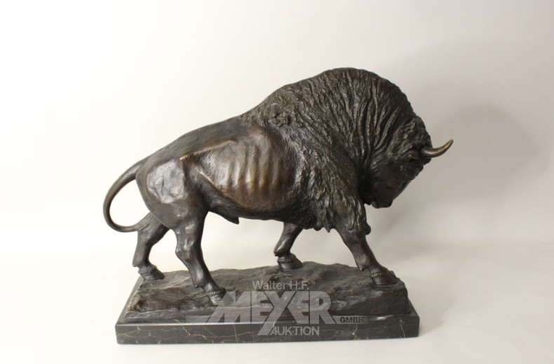 Bronze-Skulptur ''Bison'',