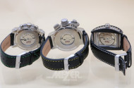 3 mod. Armbanduhren DeLorean, Automatik,