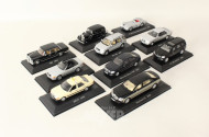 10 versch. Automodelle ''Mercedes'', 1:43