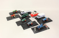 10 versch. Auto-/Traktormodelle, 1:43,