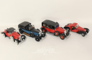 4 versch. Automodelle FRANKLIN MINT,