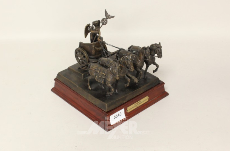 Bronze-Skulptur ''Quadriga''