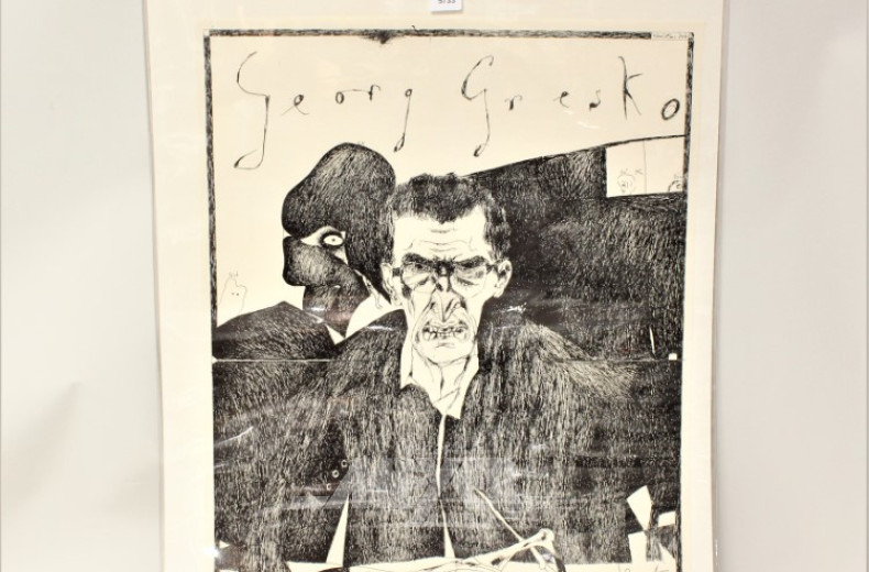 Lithographie ''Georg Gresko'',