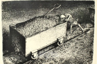 Lithographie ''Die Produktion läuft an''