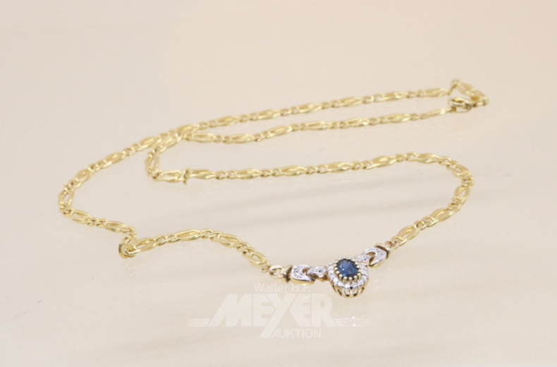 Collier, 585er GG,