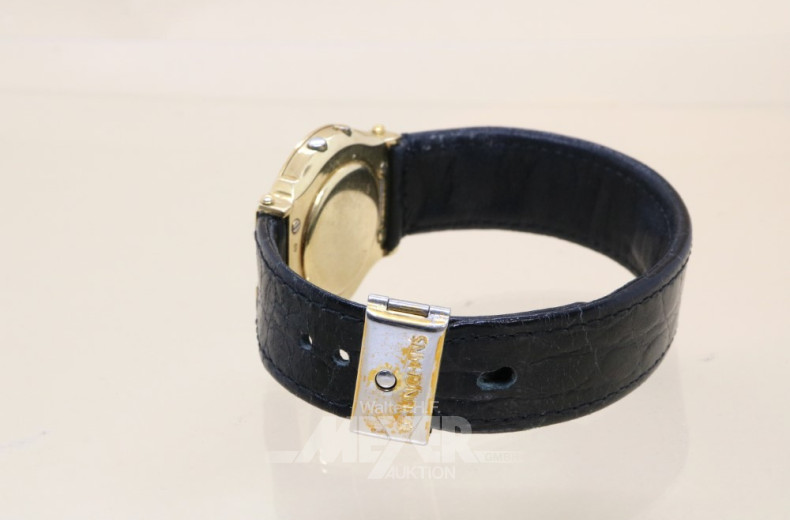 Herrenarmbanduhr JUNGHANS, 585er GG,