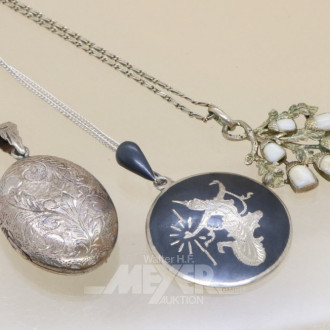 Poste Silberschmuck, u.a.: Kette mit