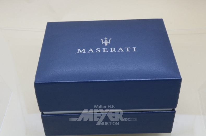 Herrenarmbanduhr MASERATI, mit Box