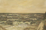 Gemälde ''Dühne am Meer''