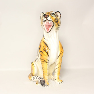 Keramikfigur ''Tiger'', Höhe: ca. 70 cm,