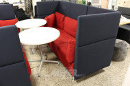 2 Lounge-Sofas SEDUS, je 3-Sitzer,