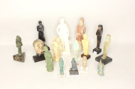 Posten Kleinfiguren, zum Teil antik,