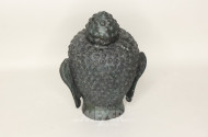 Buddhakopf, Bronze, Höhe: ca. 26 cm