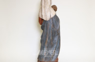 gr. Holzschnitzfigur ''Madonna mit Kind'',