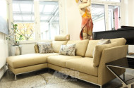 Designer-Ecksofa mit Ottomane IP-DESIGN,