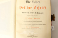 alte Hausbibel, datiert 1887,