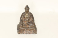 Bronze-Skulptur, ''Sitzender Buddha''