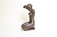 Skulptur, Bronze, ''Die Sinnende''