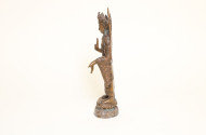 Skulptur, Bronze, ''stehender Buddha''