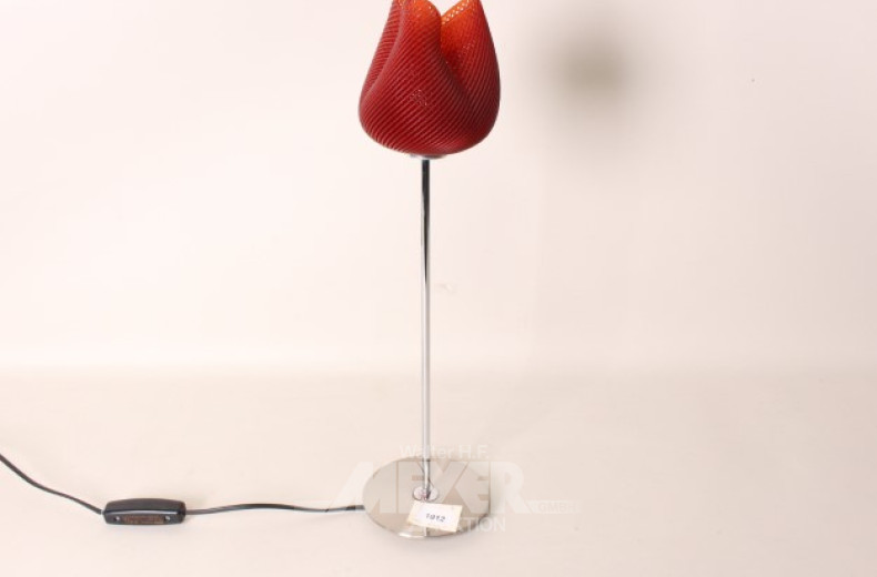 Tischlampe, bez. Peter Jansen ''TULIP'',