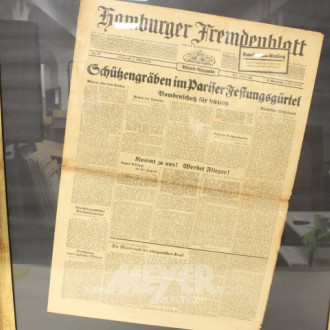 Zeitung ''Hamburger Fremdenblatt''