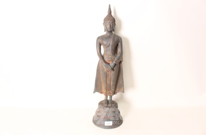 Bronzefigur ''stehender Buddha''