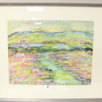 Aquarell ''Landschaft'',