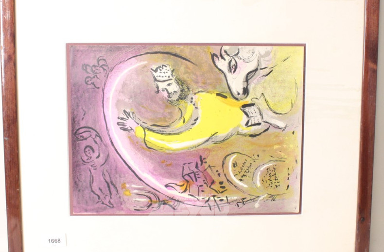 3 Bilder im Stil nach Chagall,