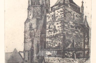 Radierung ''Moritzkirche'', 7/100