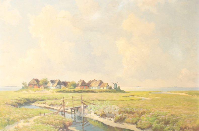 Gemälde ''Hallig'',