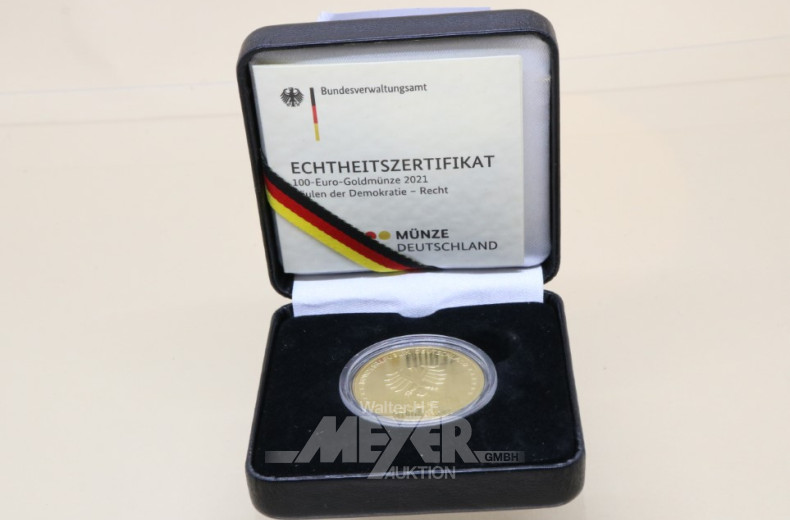 Goldmünze 100 EURO